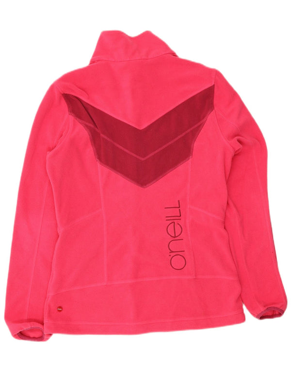 O'Neill Chaqueta polar gráfica para mujer UK 40 XL Poliéster con bloques de color rosa