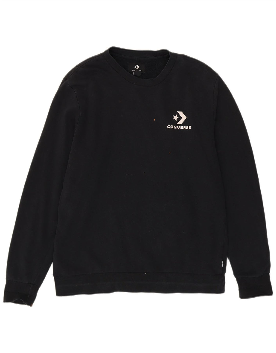 Converse Hombre Sudadera Jumper Medium Negro Algodón
