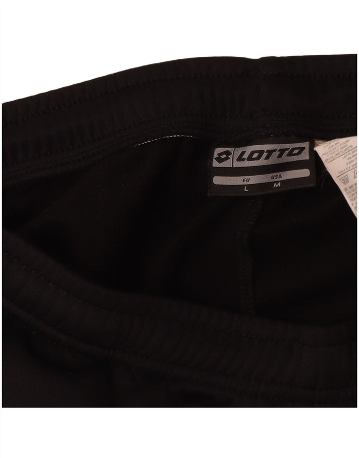 Pantalones De Chándal Lotto Hombre Joggers Medium Negro Poliéster