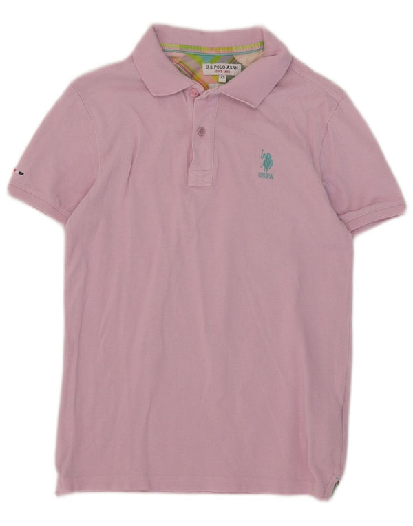 Asociación de Polo de EE. UU. Camisa Slim Fit Hombre XS Algodón Rosa