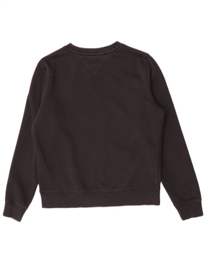 Tommy Hilfiger Hombre Sudadera Jumper Small Negro Algodón