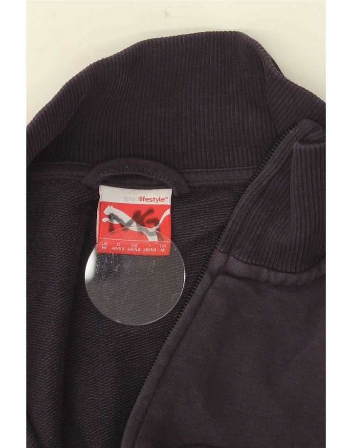 Puma Chaqueta de chándal para hombre, color azul marino mediano