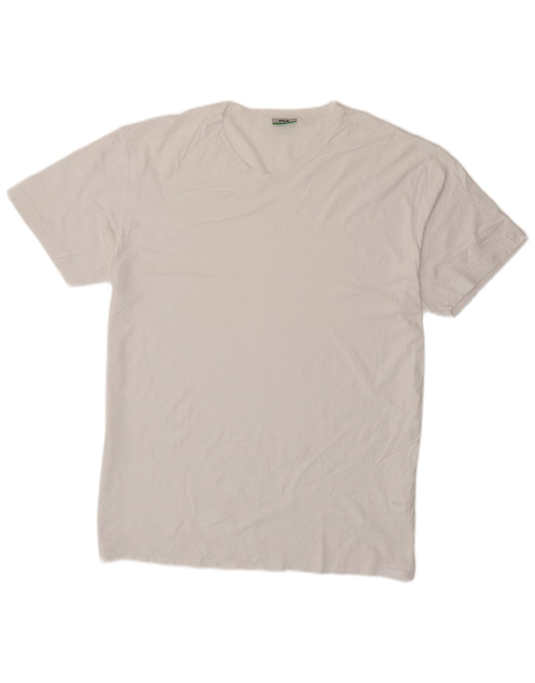 Fila Camiseta Hombre Top 2XL Algodón Blanco
