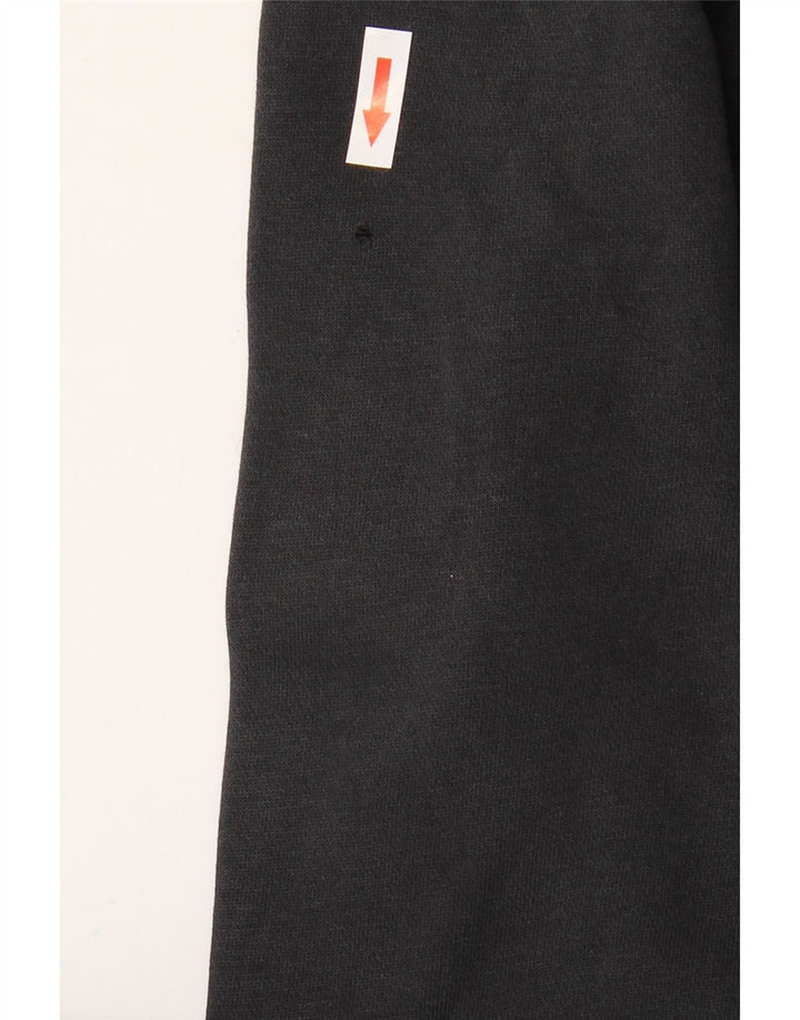 Nike Sudadera con capucha gráfica para hombre, jersey de algodón negro mediano