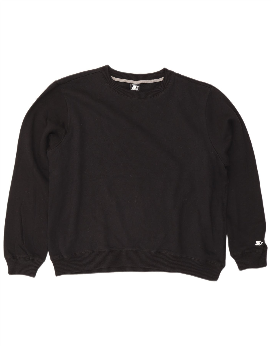 STARTER Sudadera extragrande para mujer, talla 48, XL, algodón negro