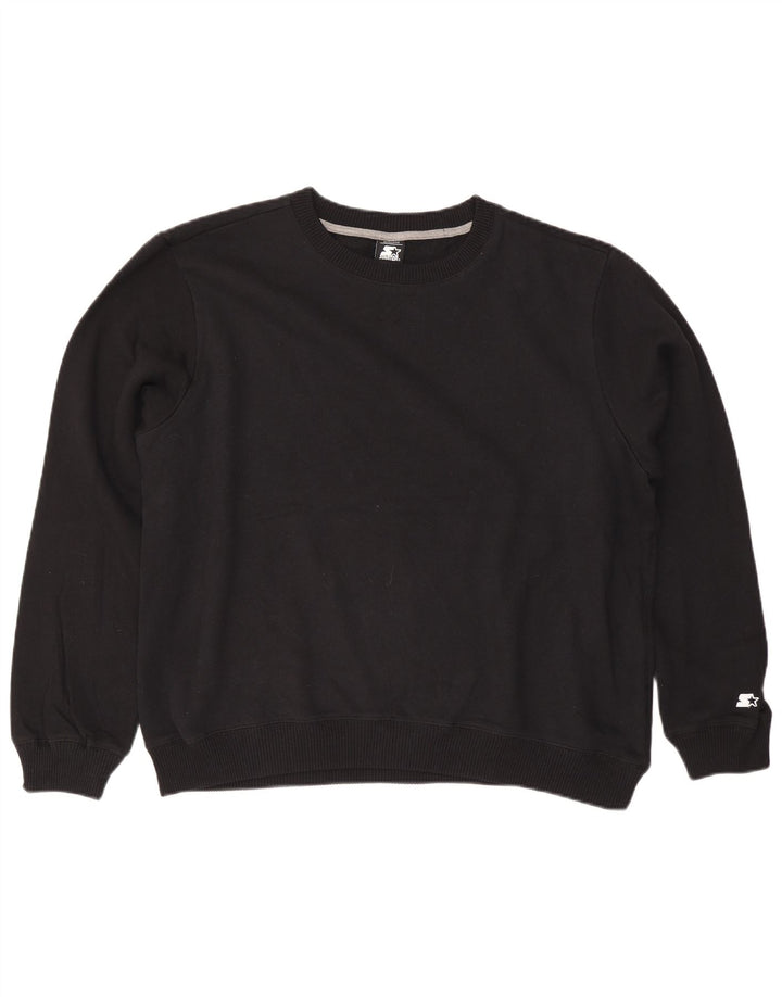 STARTER Sudadera extragrande para mujer, talla 48, XL, algodón negro