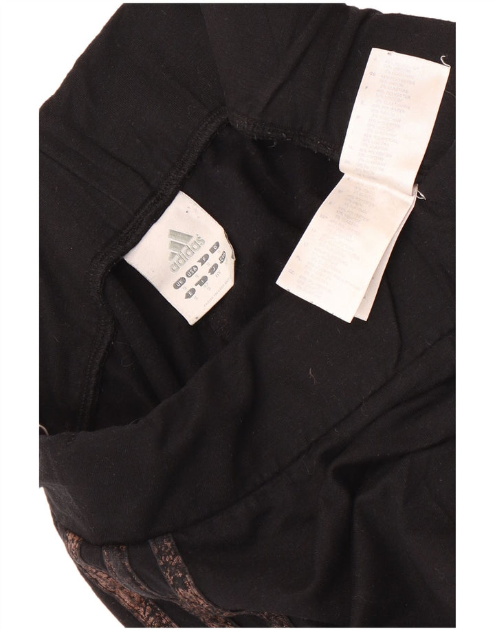 Adidas Leggings para mujer Reino Unido 10 Pequeño Poliéster negro