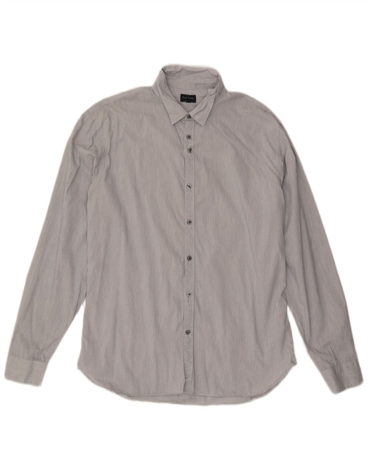 Camisa Paul Smith para hombre grande de algodón a rayas azules