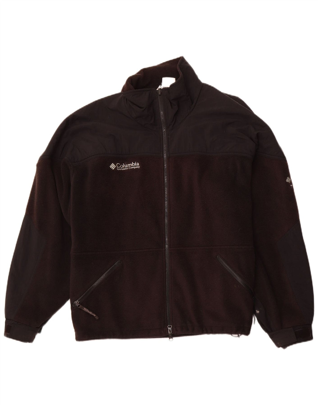Columbia Chaqueta polar para hombre ES 42 XL Poliéster negro