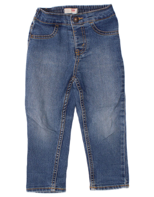 Levi's Vaqueros rectos para niñas de 12 a 18 meses W18 L13 Azul