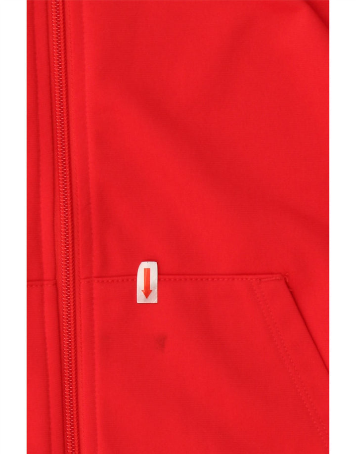 NIKE Boys Tracksuit Top Jacket 8-9 Years Small Red Colourblock Polyester Vintage Nike and Second-Hand Nike from Messina Hembry 