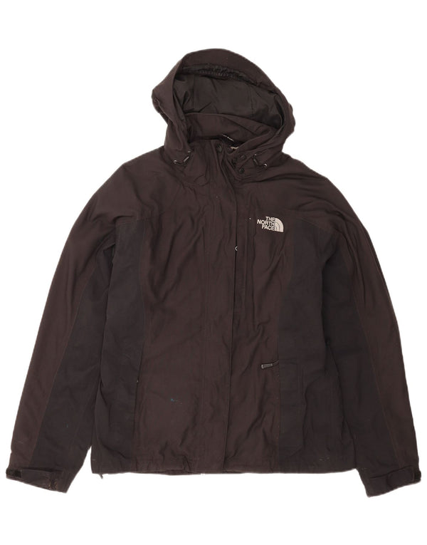 The North Face Chaqueta impermeable con capucha para mujer UK 12 Medium Black Nylon