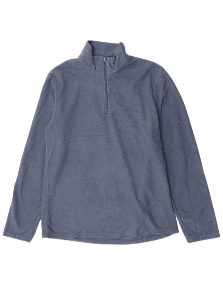 Jersey de forro polar con cremallera y cuello para hombre de Mountain Warehouse Poliéster azul medio