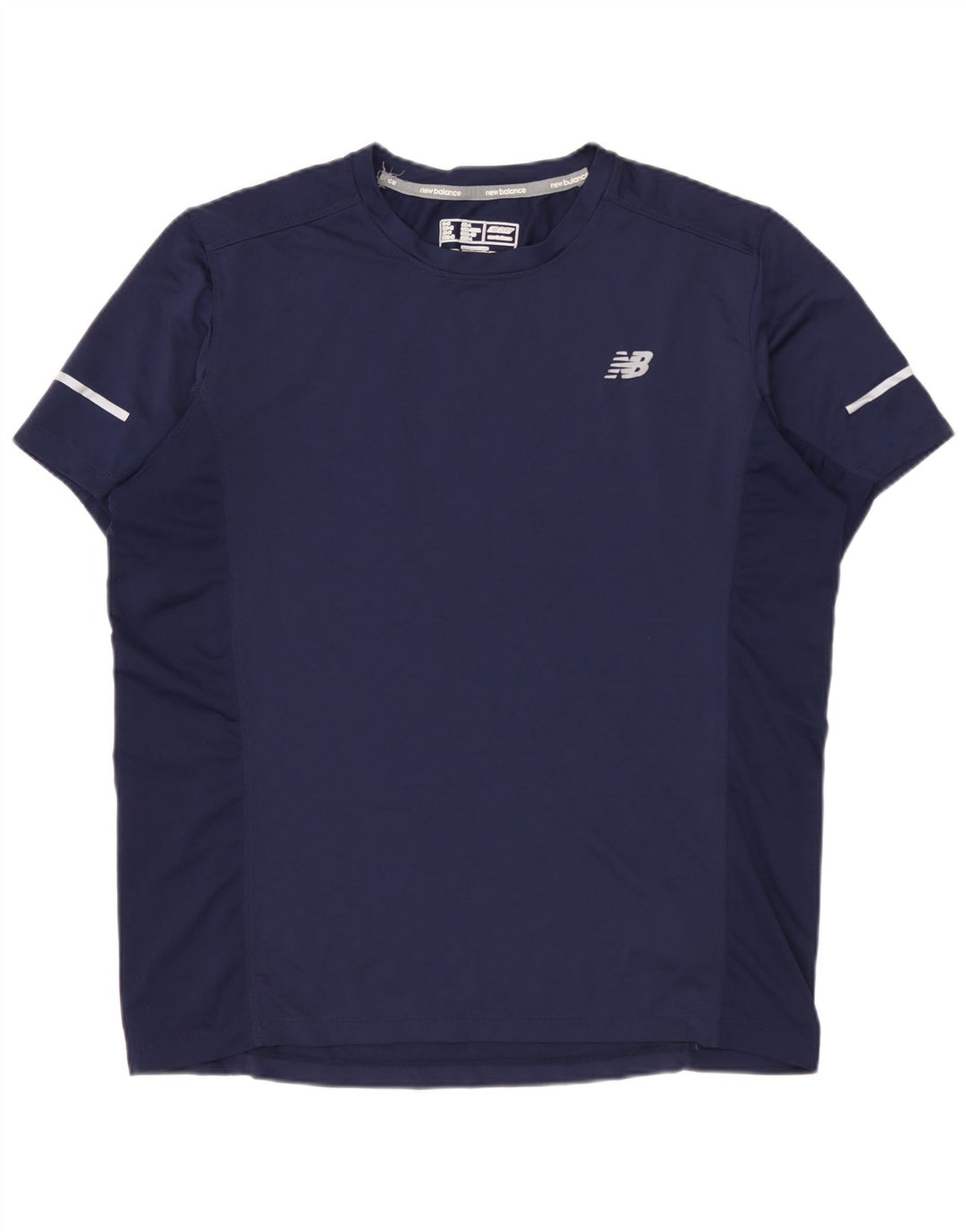 NEW BALANCE Camiseta Hombre Top Medium Azul Marino Poliéster