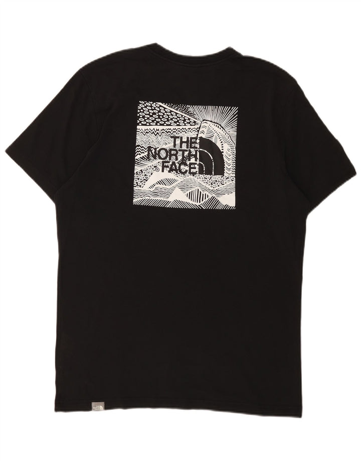 The North Face Camiseta gráfica para hombre Top Medium Black Cotton