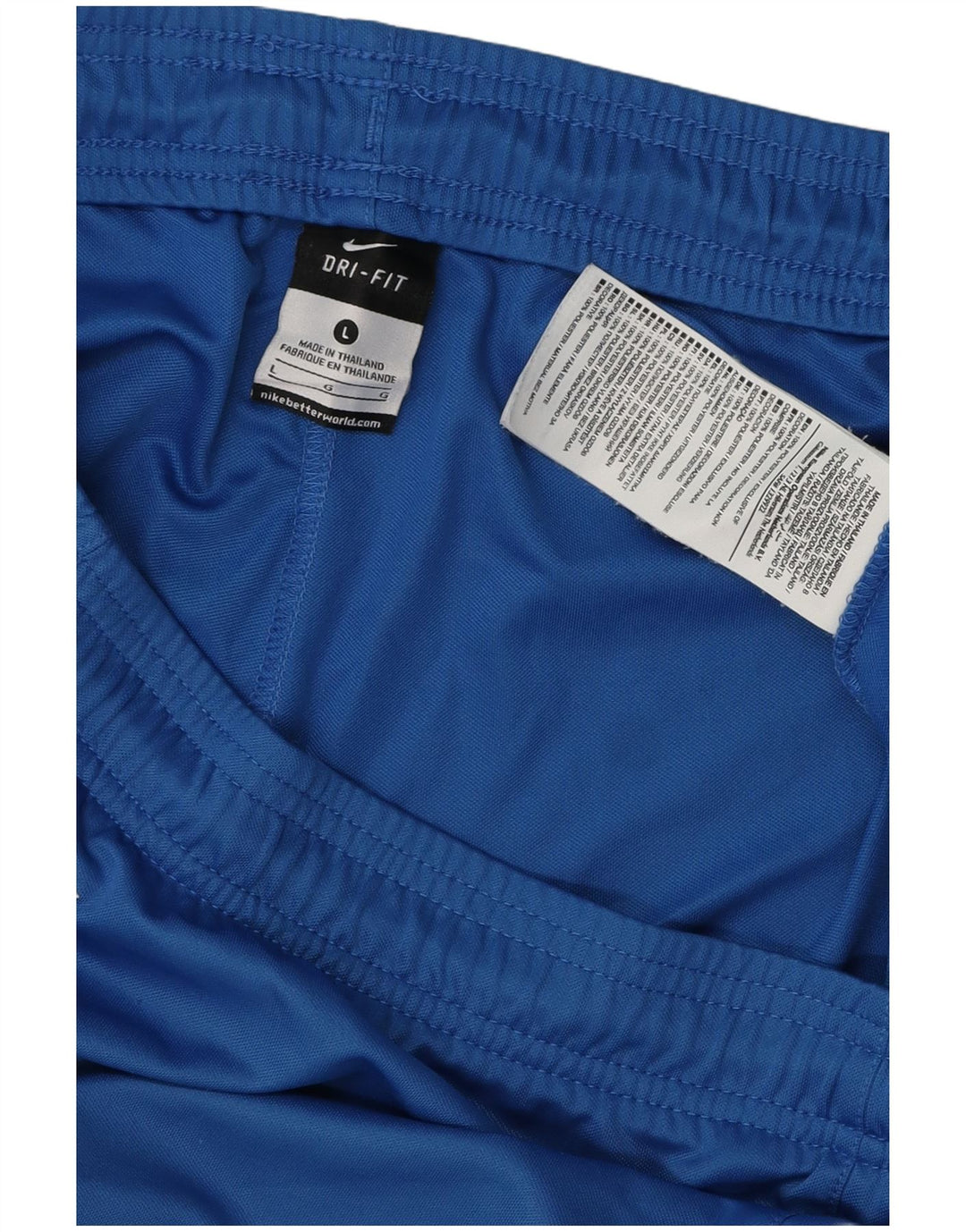 Nike - Pantalones cortos deportivos Dri Fit para hombre, poliéster azul grande