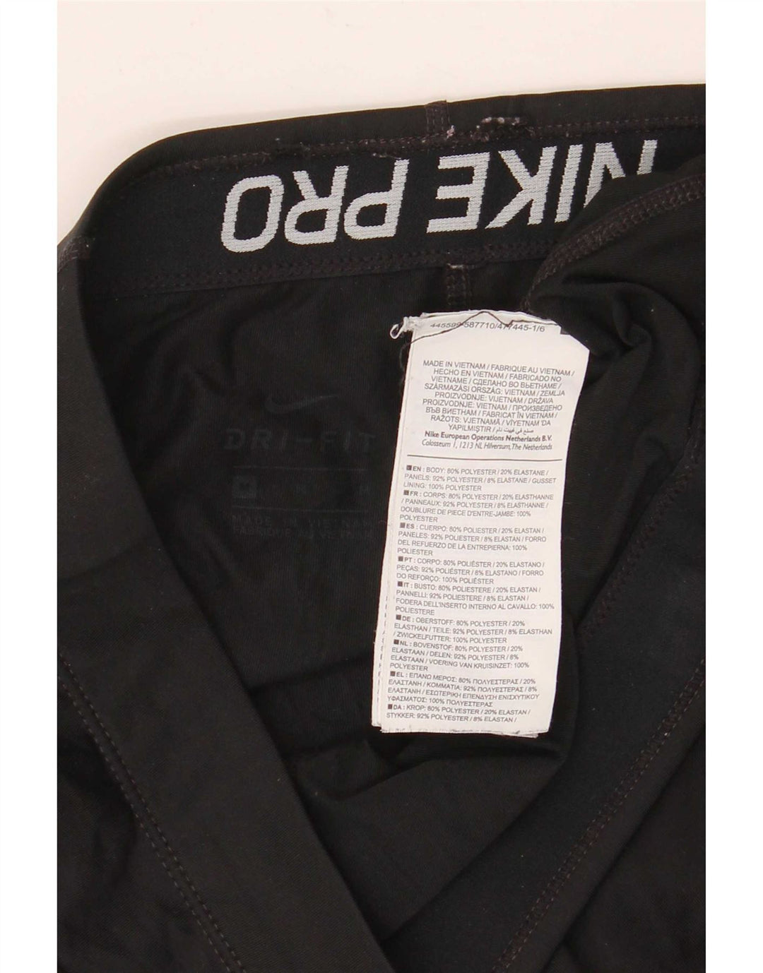 Nike Leggings ajustados para mujer UK 44 Mediano Negro Poliéster Deportes