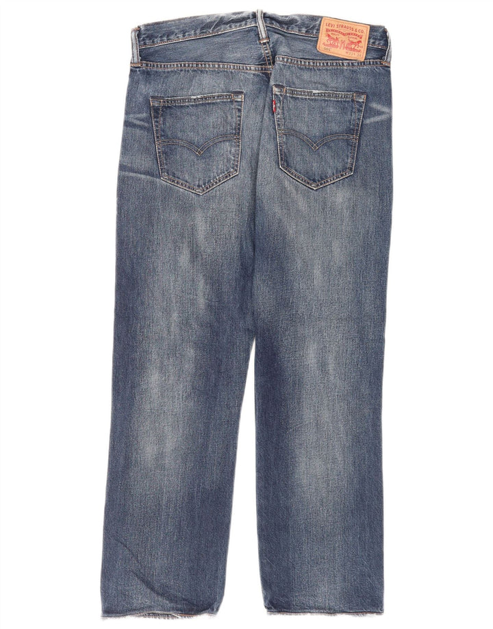 Levi's Hombre 501 Vaqueros Rectos W33 L27 Algodón Azul