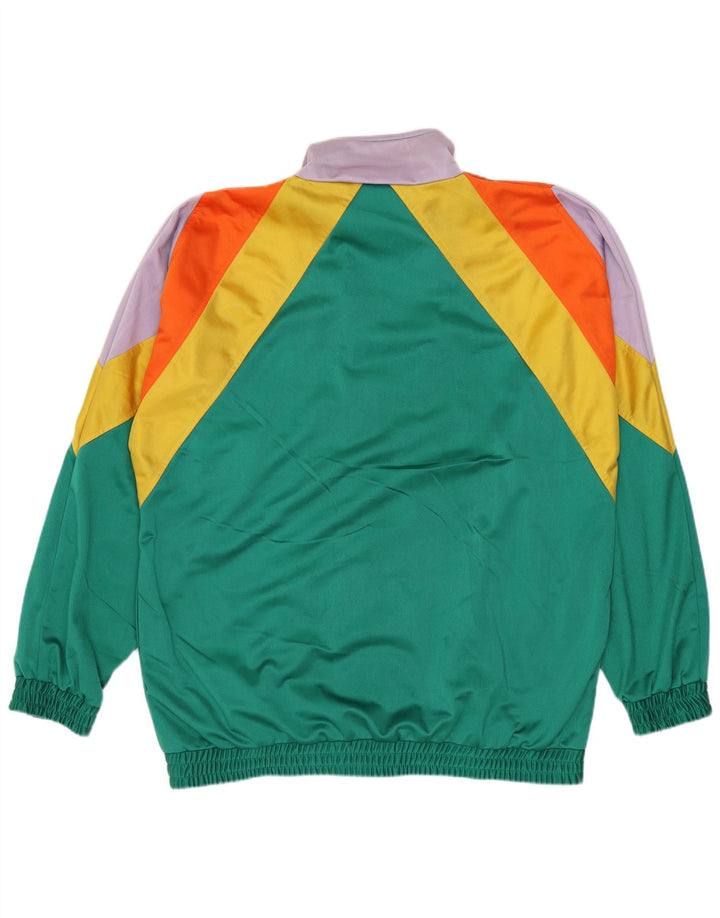 Master Chaqueta De Chándal Para Hombre Poliéster Color Block Verde Medio