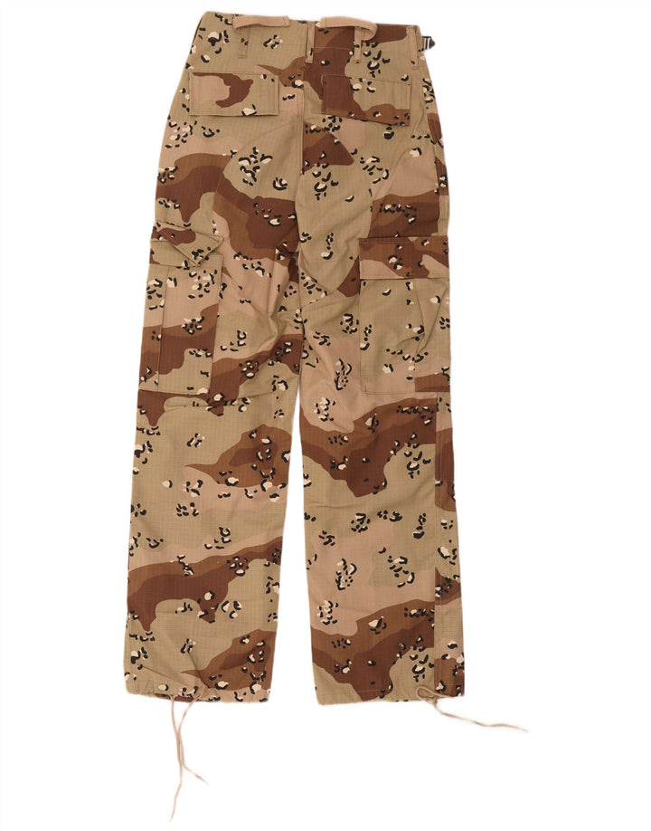 MFH Pantalón Cargo Regular Mujer XS W26 L28 Poliéster Camuflaje Beige