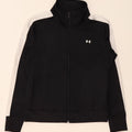 Under Armour Hombre Chándal Top Chaqueta Small Negro Colorblock Poliéster