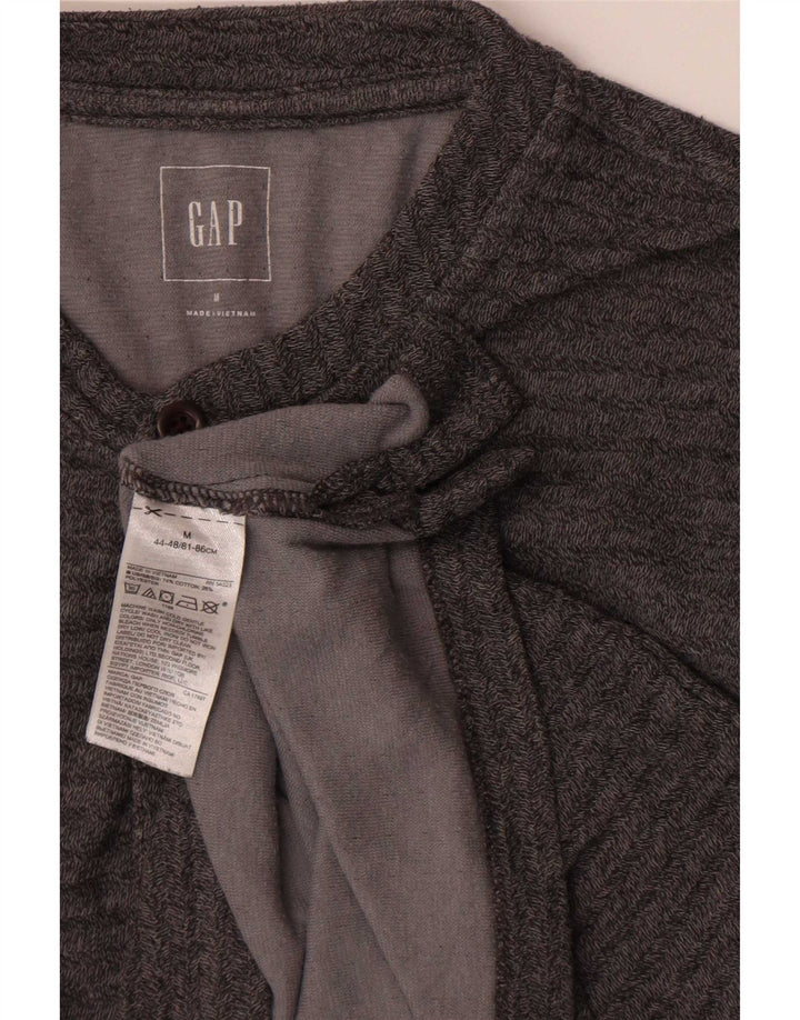 Camiseta Gap Hombre Manga Larga Algodón A Rayas Gris Medio