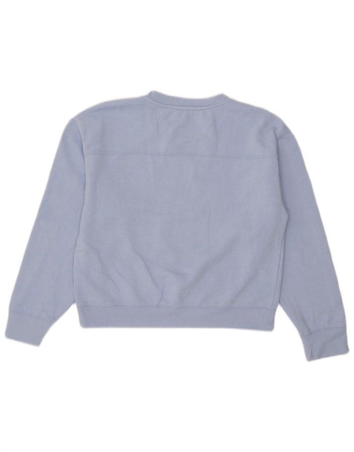Zara Mujer Sudadera Jumper UK 44 Azul Medio