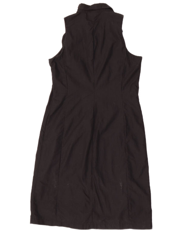 Banana Republic Vestido camisero sin mangas para mujer UK 42 Medium Black