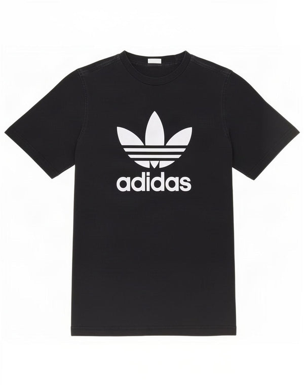 Adidas - Camiseta gráfica para hombre, talla mediana, algodón negro