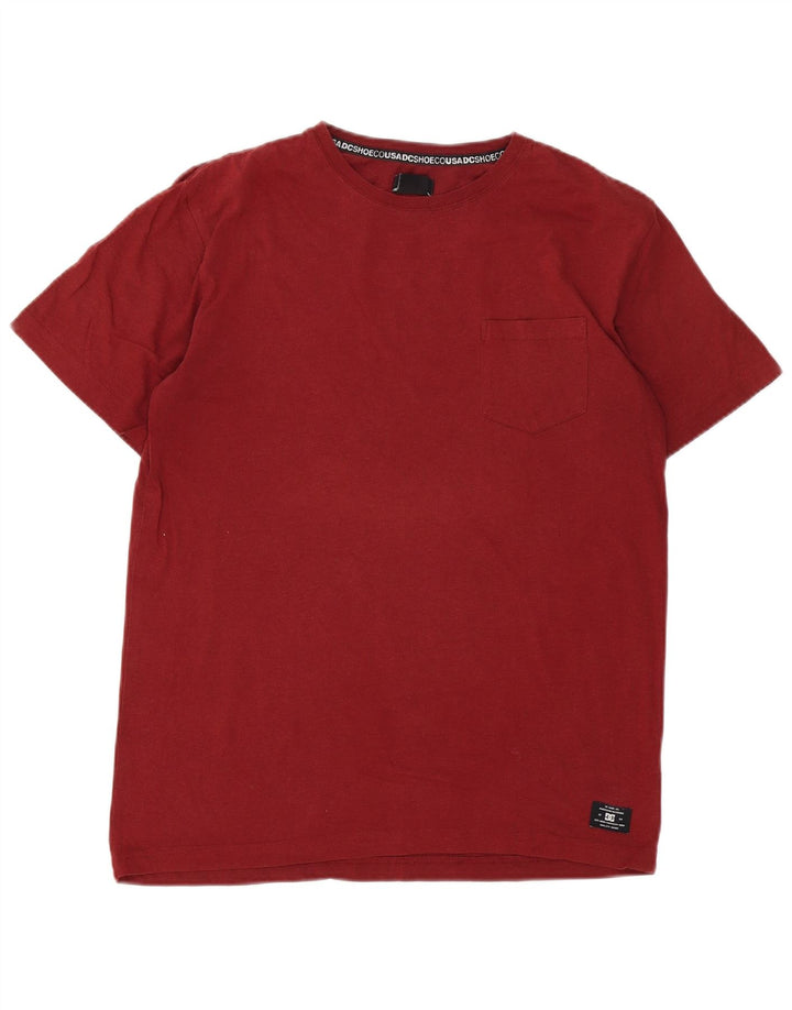 Camiseta DC Hombre Top Medium Borgoña