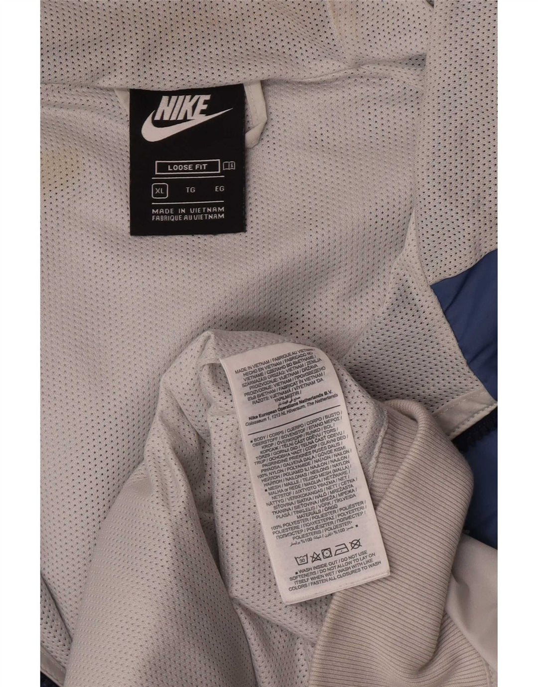 Nike Chaqueta de chándal holgada para hombre XL Multicolor Colorblock