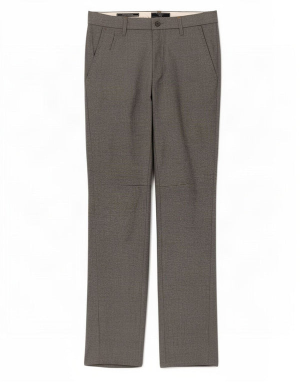 Zara Mens Slim Chino Pantalones EU 38 Small W30 L32 Gris Algodón