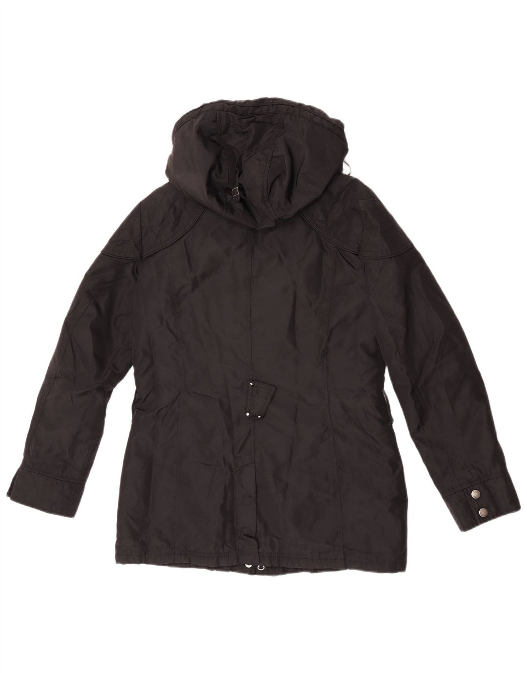 Barbour Chaqueta Parka con Capucha para Mujer UK 10 Small Black