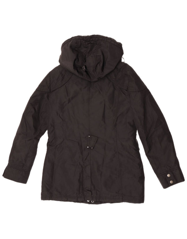 Barbour Chaqueta Parka con Capucha para Mujer UK 10 Small Black