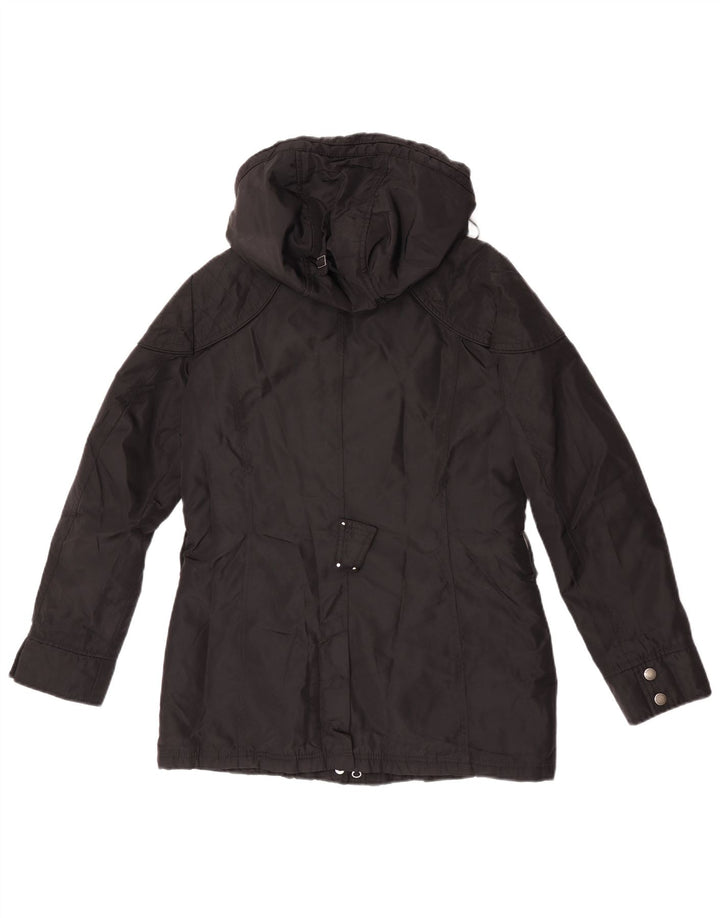 Barbour Chaqueta Parka con Capucha para Mujer UK 10 Small Black