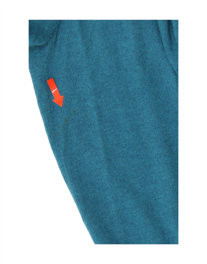 MARKS & SPENCER Womens Cardigan Sweater UK 8 Small Blue Viscose Vintage Marks & Spencer and Second-Hand Marks & Spencer from Messina Hembry 