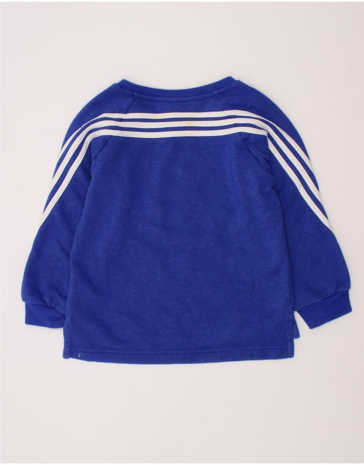 Adidas Sudadera para niño Jumper 3-4 años Azul Algodón