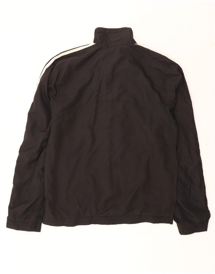 Adidas - Chaqueta de chándal para hombre, talla 36/38, poliéster negro pequeño