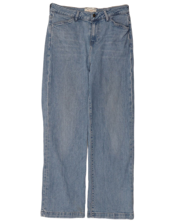 Vaqueros de pierna ancha Elise para mujer de Fat Face UK 12 Medium W30 L30 Algodón azul