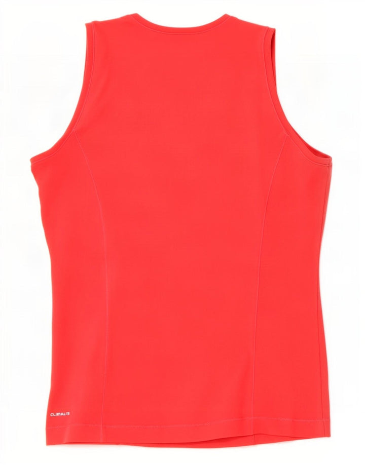 Adidas Mujer Clima 365 Chaleco Top UK 14 Medio Rojo