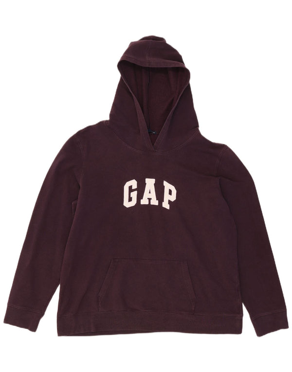 Gap - Sudadera con capucha para mujer, talla XL, algodón burdeos
