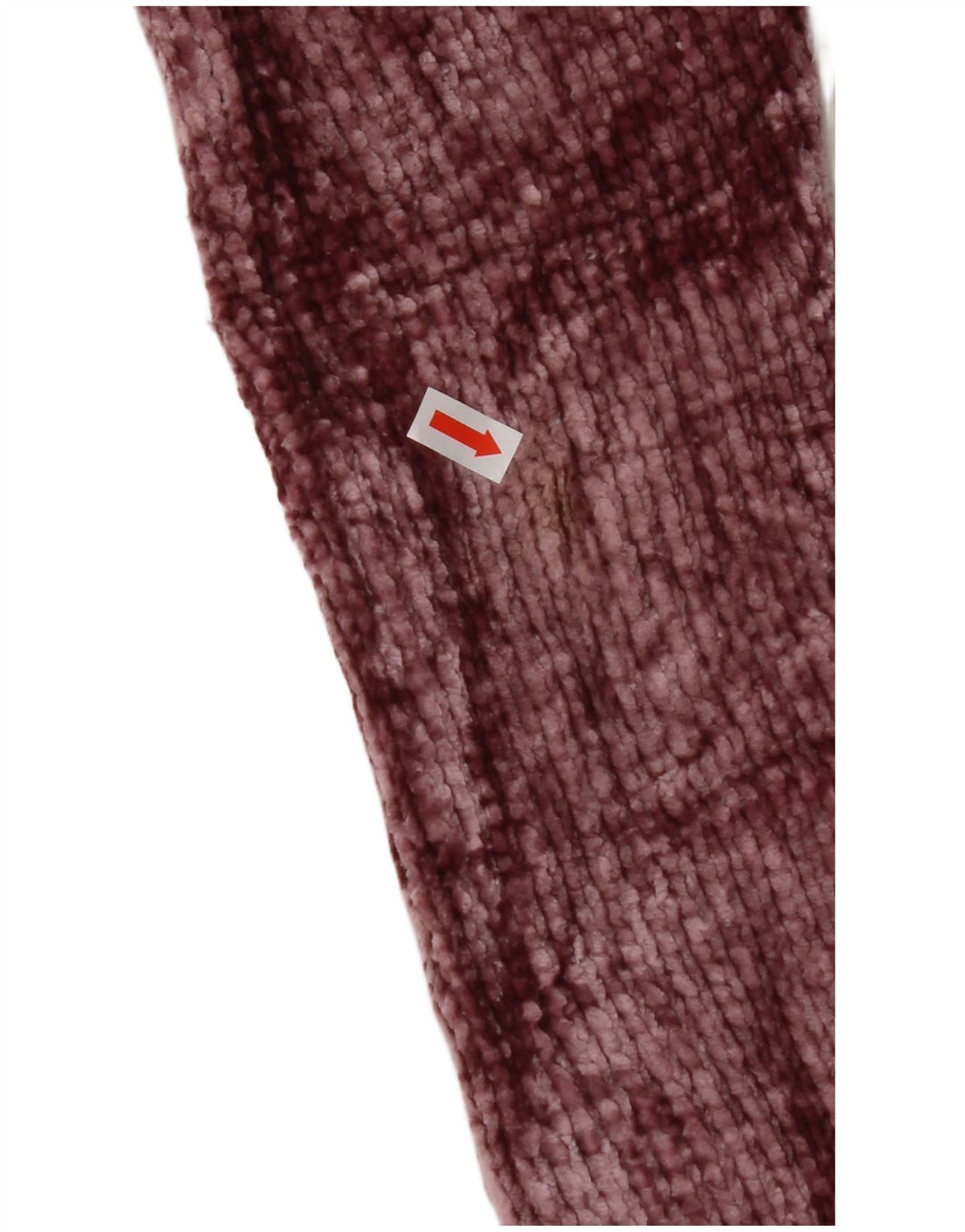 ORVIS Suéter tipo jersey con cuello en V para mujer UK 14 Poliéster granate mediano