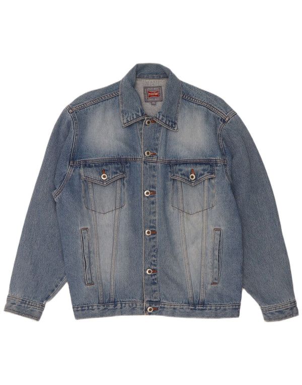 Master Chaqueta vaquera para hombre ES 38 Algodón azul medio