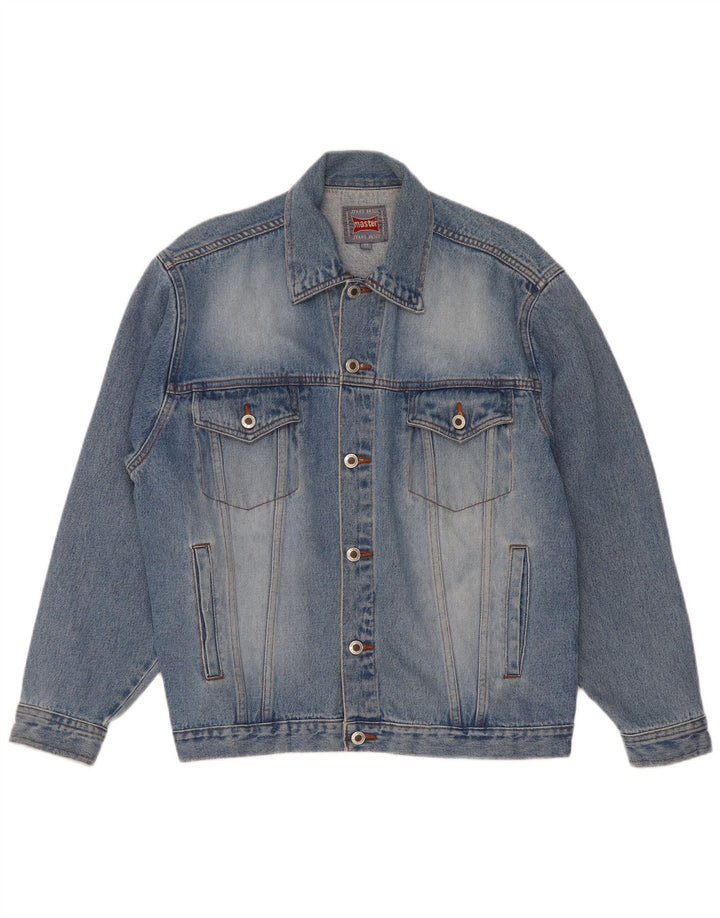 Master Chaqueta vaquera para hombre ES 38 Algodón azul medio
