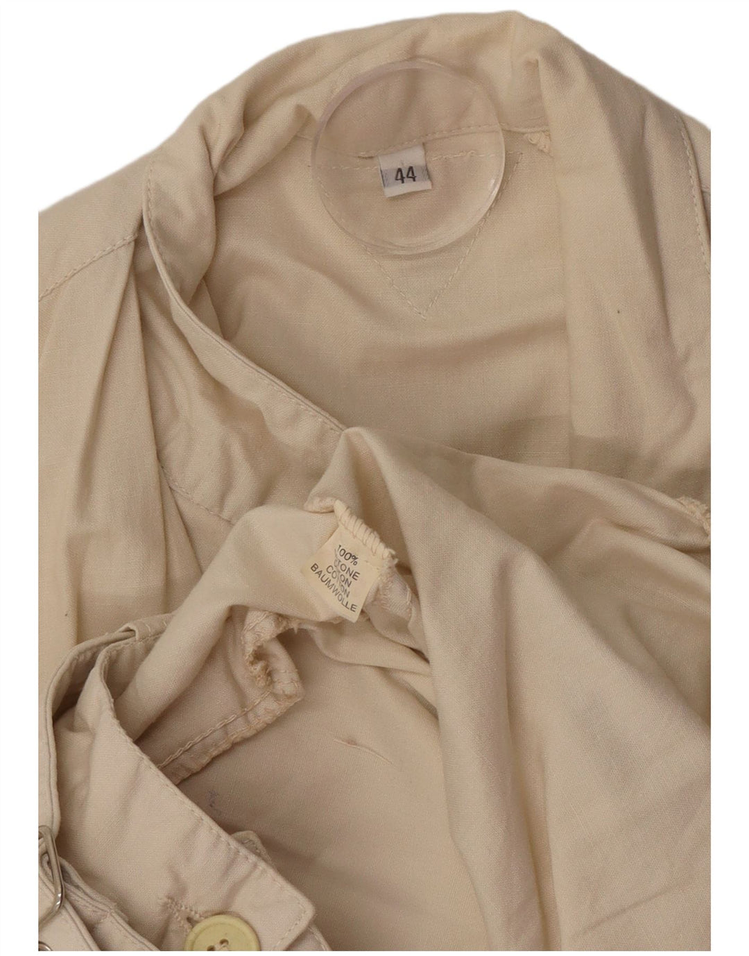 Swinger Chaqueta Bomber Batwing para Hombre UK 44 2XL Algodón Beige