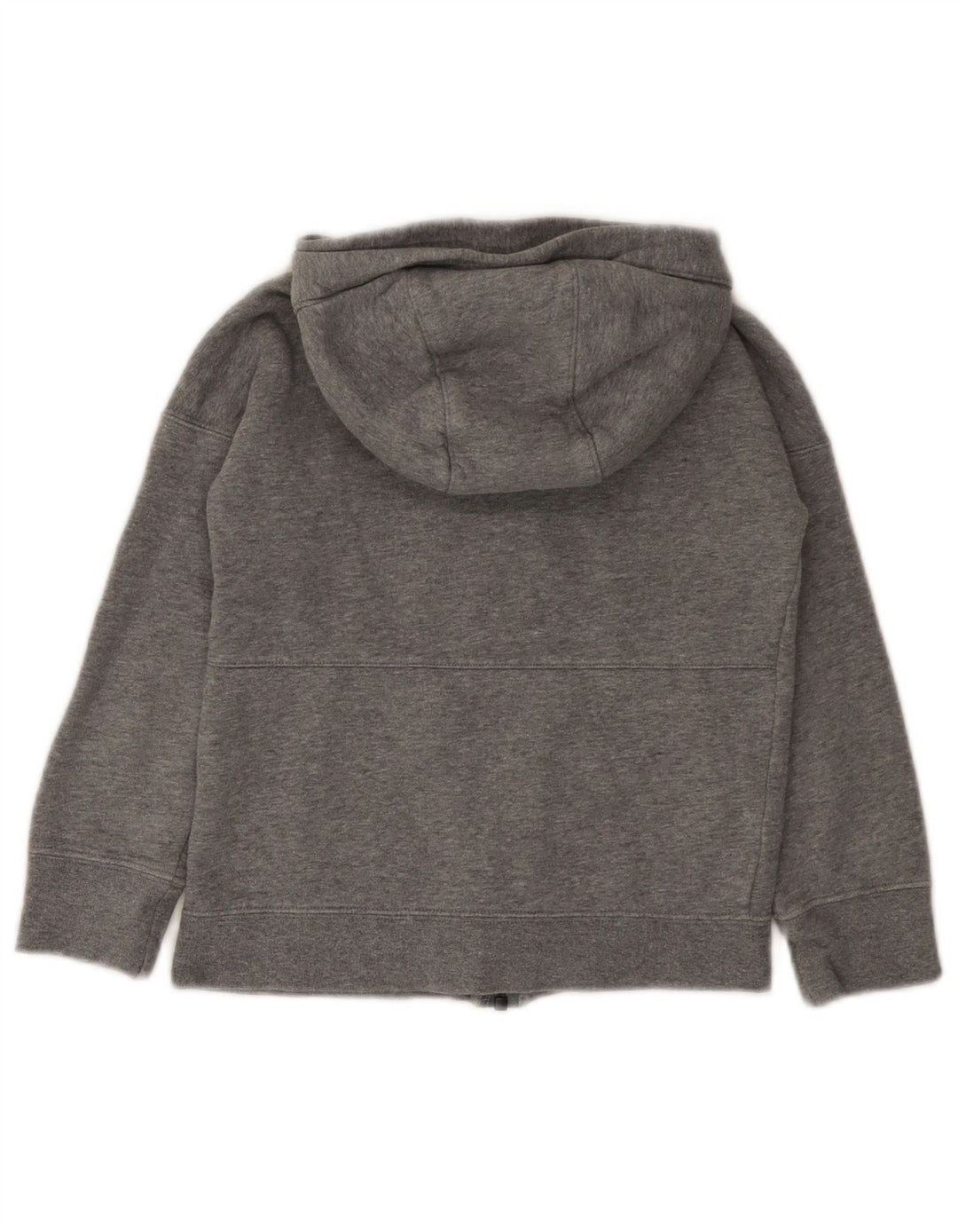 NIKE Sudadera con capucha Air Zip para niñas 6-7 años XS Gris Algodón