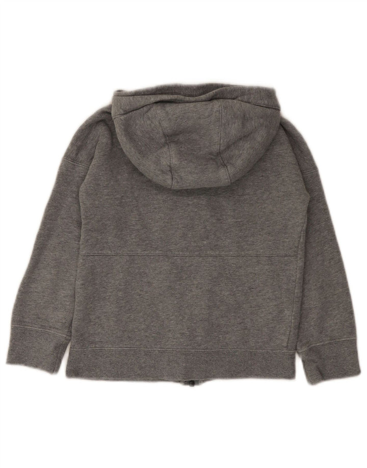NIKE Sudadera con capucha Air Zip para niñas 6-7 años XS Gris Algodón