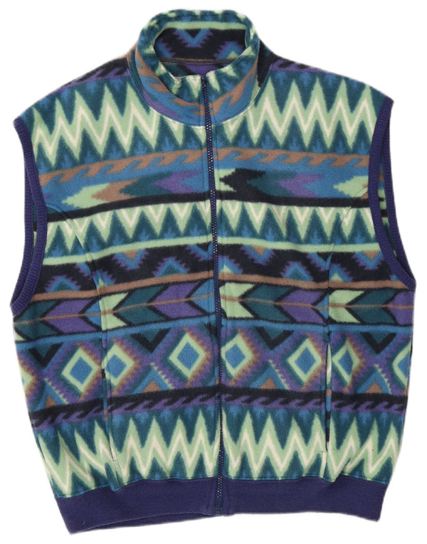Sevres Chaleco Polar Hombre Pequeño Poliéster Geométrico Multicolor