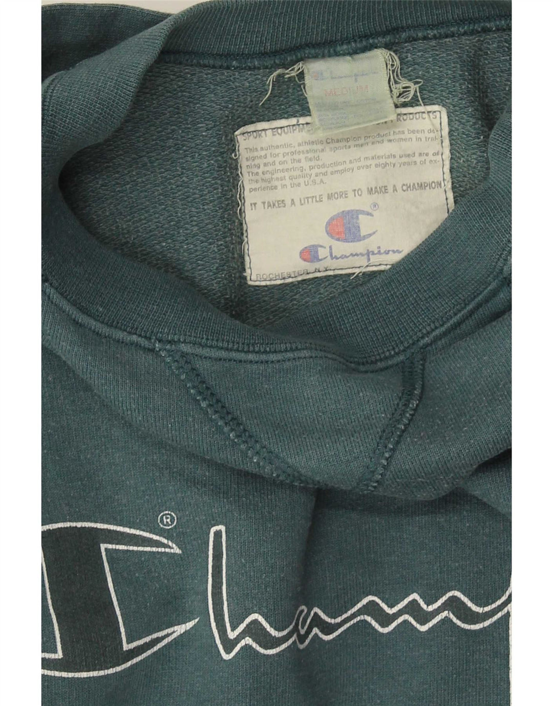 Champion Sudadera Con Gráfico Jumper Verde Medio |