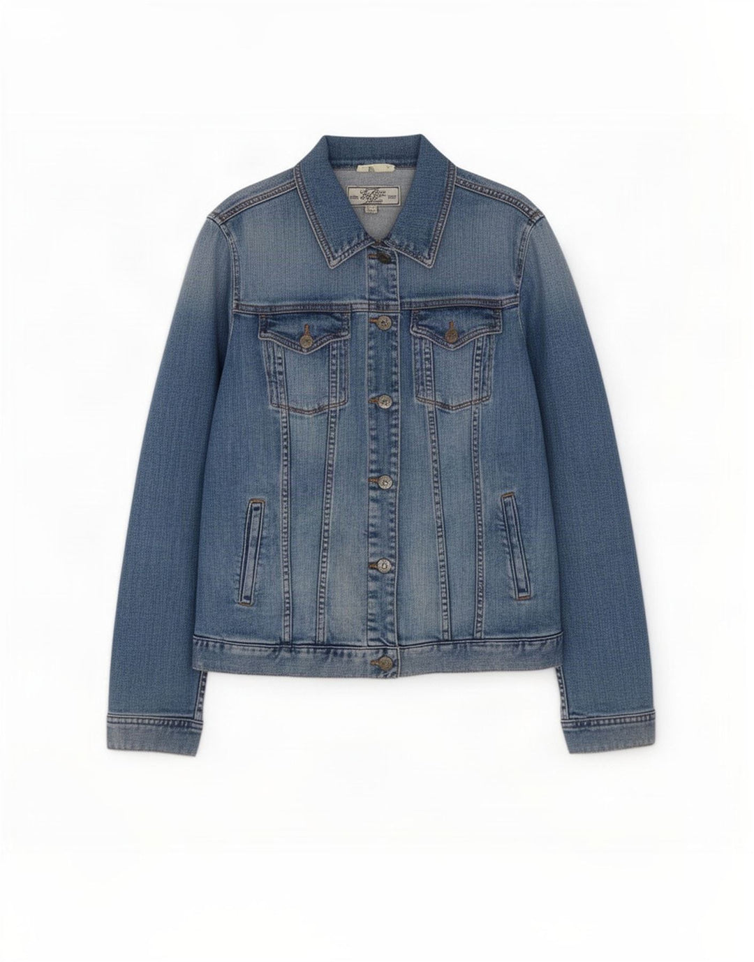 Chaqueta vaquera para mujer Fat Face UK 12 Algodón azul medio